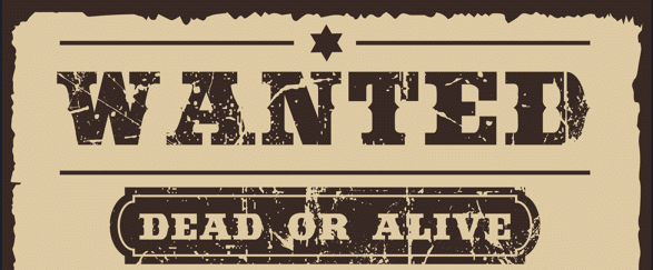 Affiche "Wanted" détournée pour symboliser l'alerte et la détection des risques psychosociaux au travail.